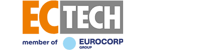 Orange 'EC' and white 'TECH' logo with 'member of EUROCORP GROUP' text below it.